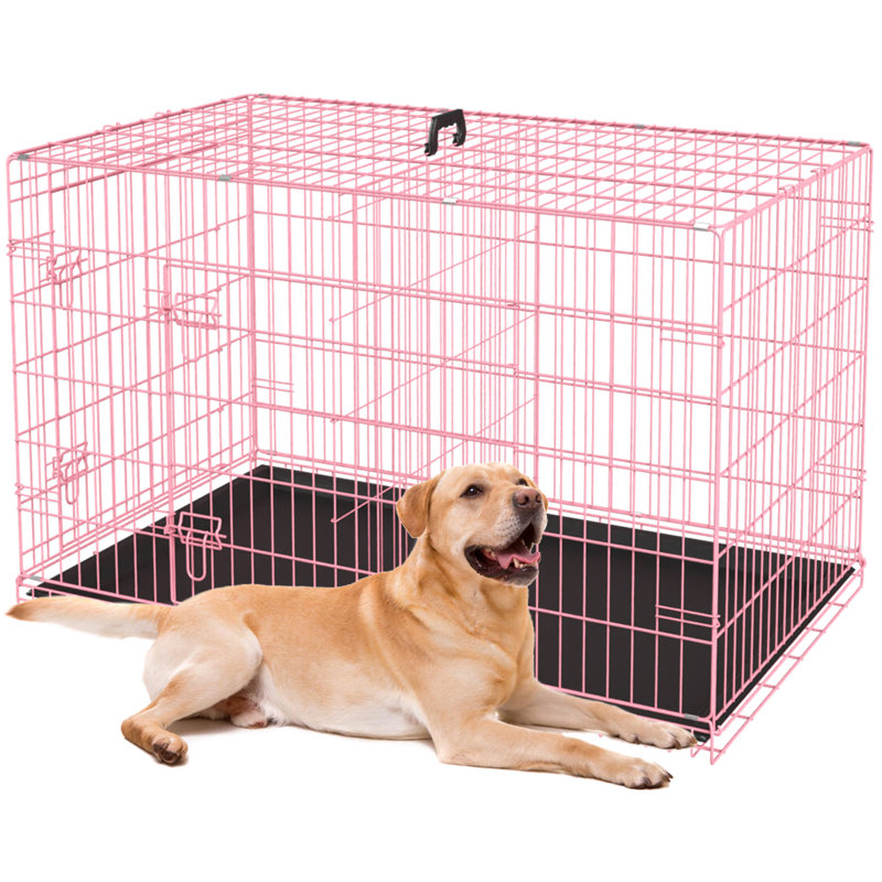 Pink cage for dogs store